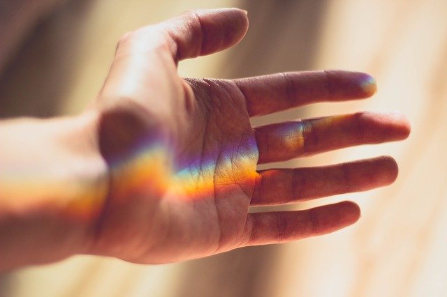 Hände Hände Regenbogen
